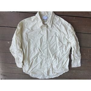 Something Navy xxs mens button front shirt